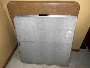 2 Folding Tables inc Camping Table - Coleman Folding Table