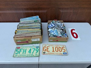 Vintage License Plates - Minnesota Mixed Lot