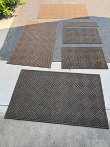 Outdoor Door Mat Mixed Lot - 6 Pieces