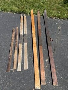 Vintage Wooden Skis