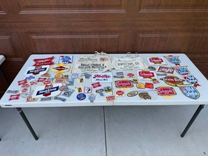Huge Lot of Beer Patches - Schmidt, Miller, Sterling, Pabst & More Mixed Lot
