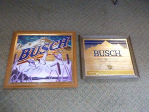 Two Busch Been Signs