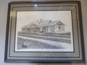 Print of Railroad Station in Sleepy Eye, MN
