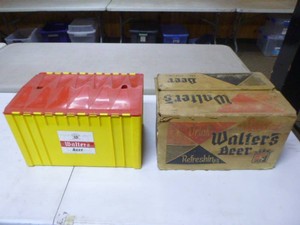 Two Cases of Vintage Collectible Walters Beer Bottles