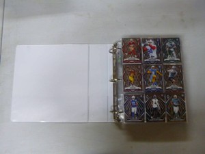 3-Ring Binder of NFL Rookie Trading Cards
