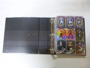 3-Ring Binder of NFL Rookie Trading Cards