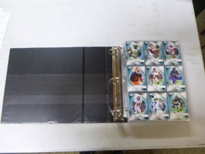 3-Ring Binder of NFL All Rookie Trading Cards