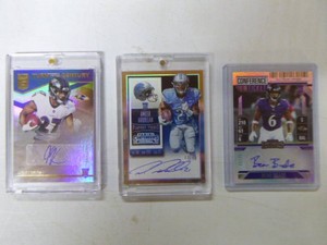 J.K. Dobbins, Ameer Abdullah and Beau Brade Trading Cards