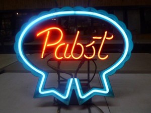 Vintage Pabst Beer Neon Sign
