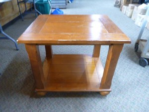 Wooden End Table