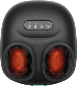 $70 Medcursor Foot Massager Machine with Heat, Rolling, Deep Kneading, Shiatsu Foot Massager for Delivers Pain Relief, Tired, Plantar Fasciitis, Gift for Women Mom Men Fits Up to 13 (Please Read Description)