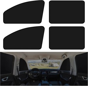 XCBYT Magnetic Car Side Window Shades 4 Pack, 100% Blackout Privacy  Blackout privacy for camping, naps & work. Keeps your car cool. Fits steel frames only, measure first. Handle magnets gently