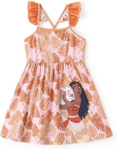 Disney Princess Minnie Mouse Frozen Elsa Girls Dress Ruffle Sleeveless Criss Cross Sundress Summer Clothes Baby to Toddler