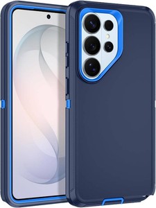 for Samsung Galaxy S26 Ultra Case Heavy Duty Protective Shockproof Dropproof 3-Layer Full Body Protection Without Screen Protector Tough Rugged Case for Galaxy S26 Ultra 6.9,Navy Blue