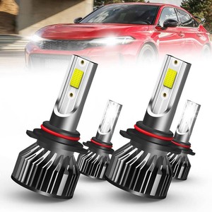 $50 led headlight bulbs, compatible with Honda Civic 2006-2013 led headlights,9005HB3 High Beam  9006HB4 Low Beam, 20000LM led headlights Combo,Pack of 4