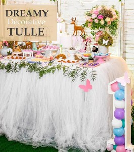 Tulle Fabric Roll 54 X 10 Yards  Sheer Tulle Bolt Fabric for Christmas Tree Skirt, Wedding Arch Draping, Table Runner, Party Backdrop, Pew Bow, Plant Cover (TEAL)
