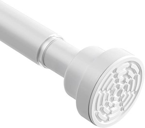 Tension Curtain Rod 30 To 63 Inch White Tension Rods Adjustable Spring Loaded Curtain Rods 78 Curtains Rods No Drilling Tension Rods For Windows Bedroom Closet Doorway Door