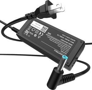 45W Charger Compatible with HP Laptop Charger - Compatible with HP Stream 11 13 14, Pavilion x360 11 13 15 17, Envy, ProBook, EliteBook, Spectre, Notebook 14 15 Power Supply Cord (Smart Blue Tip)