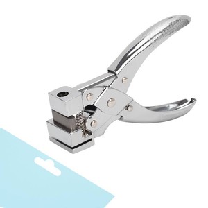 T-Slot Hole Punch Heavy Duty  Handheld Punch for ID Cards, Plastic, Cardstock, Cardboard & PVC, Sharp Visible Blade Edge, Durable Zinc Alloy Construction