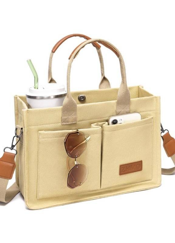 ZHMO Canvas Tote Bag $79 Retail - Brand New Q