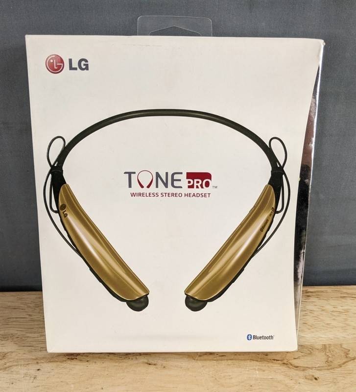 LG Tone Pro HBS-750 Bluetooth Neckband Headset Headphones - Brand New Q