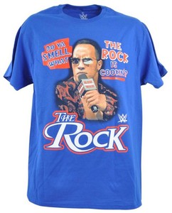 WWE Wrestling The Rock Dwayne Cooking T-shirt - Size Mens Medium - New