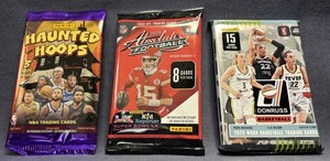 NBA NFL WNBA Panini & Donruss Trading Card Packs, 3 Total - Brand New