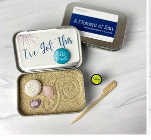 Blooming Light a Moment of Zen Mini Zen Garden Kit, $25.99 Retail - New