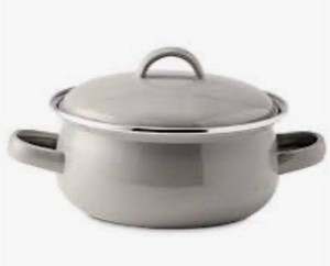 Tools of the Trade 1 Qt Enamel Dutch Oven With Lid - New
