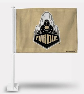 Purdue University Car Flags, 2 Total - New