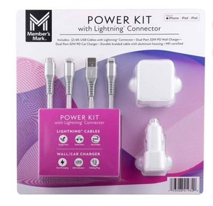 Members Mark Lightning USB Power PD Kit - Brand New