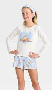 Art Class 3-Piece Pajama Set With Spa Headband - Size Youth XL - Brand New