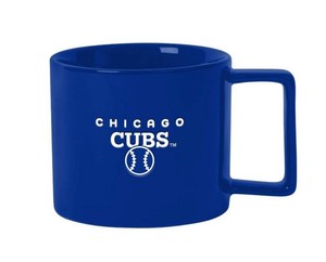Chicago Cubs 17oz Square Handle Mugs, 2 Total - Brand New