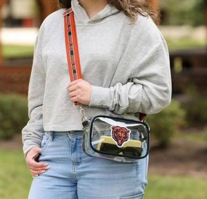 Chicago Bears Clear Crossbody Stadium Approved Bag - Brand New