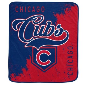 Chicago Cubs Super Soft Plush 50 in x 60 in Throw Blanket - Brand New