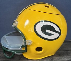Green Bay Packers Mini Football Helmet Snack Bowl