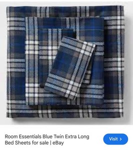 Room Essentials Microfiber Sheet Set - Size Twin XL - New