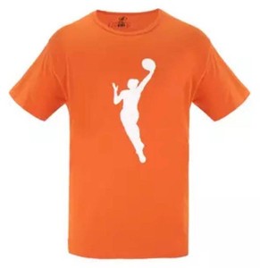 WNBA Logo Orange T-shirt - Size Youth Large - New