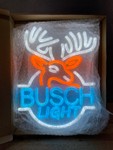 Busch Light Deer LED Neon Style Beer Sign - Brand New *Q