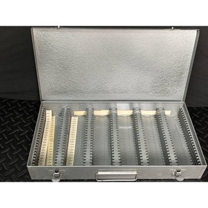 Vintage Metal 35mm Slide Storage Case Box Photo File Organizer Holds 2x2 Slides