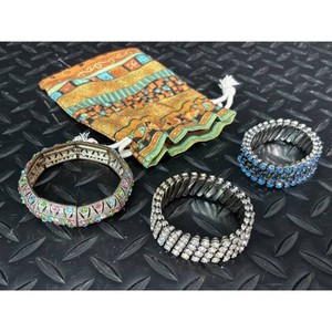 Multi-Piece Costume Jewelry Bracelet Set � Rhinestone, Enamel, Mixed Styles