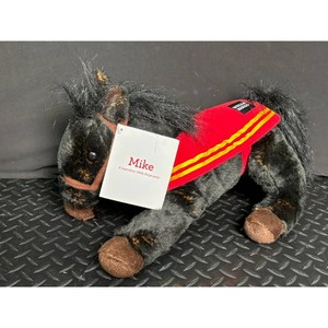 Wells Fargo Mike Toy Pony Plush Stuffed Animal � Black, Red Saddle