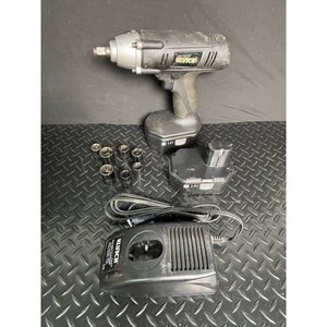 Klutch Black Metal 24V Cordless 12in Impact Wrench Set