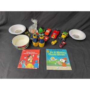 Mickey Mouse and Peter Rabbit Collectible Lot � Dishes, Books & Toys