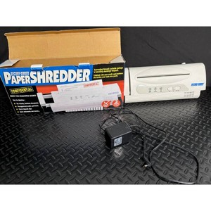 Secure Shredder Paper Shredder Machine � White, 3-Sheet Capacity