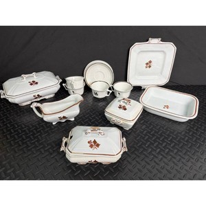 Adams Micratex China Tea Set � White Porcelain Serving Pieces
