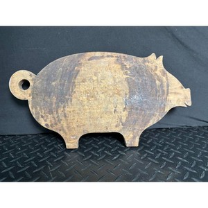 Wooden Pig Shaped Serving Tray or Cutting Board � Rustic Kitchen Decor