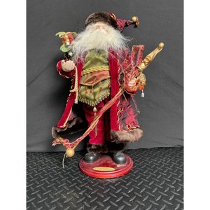 Collectible Toy Figure Santa Claus Costume � Red Velvet Robe