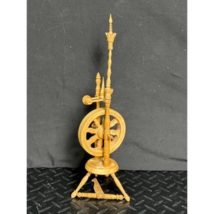 Wooden Decorative Water Mill Model � Asian Style Carving Figurine