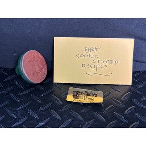 Rycraft Green Ceramic Cookie Stamp with Recipe Card